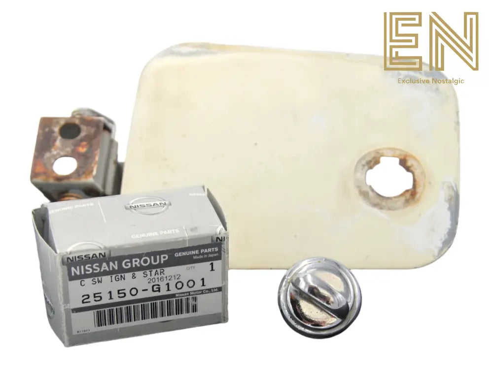 Series 1 Datsun 240Z Fuel Door and Fuel Door Knob